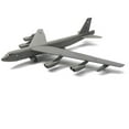 thumbnail image 4 of CUITING 1 200 USAF B-52H Stratofortress Modèle d'Avion Bomber Lourd Simulation Modèle d'Avion Kits d'Avion pour Collection et Cadeau, 4 of 6