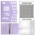 thumbnail image 1 of CNKOO 100 Envelopes Challenge Binder  Money Saving Challenge Budget Binder with Cash Envelopes  Savings Challenge Book - Easy & Fun Way to Save $5 050  Money Saving Binder for Budgeting &, 1 of 6