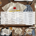 thumbnail image 3 of KPOPLK Infant Baby Boy Summer Clothes 1st Birthday 12M 18M Short Sleeve T Shirt Tops and Stretch Shorts Cute Baby Boy Outfit Size 5-6 Years,White, 3 of 5