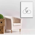 thumbnail image 6 of Epic Graffiti 'Still Life Pear and Apple' by Line and Brush, Canvas Wall Art, 26"x34", 6 of 8