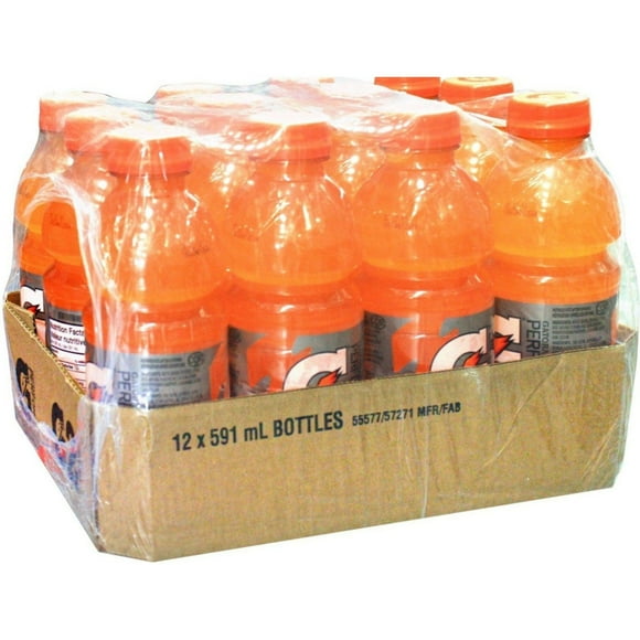 Gatorade Regular Orange Bottles, 591ml Pack of 12