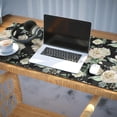 thumbnail image 3 of Long Mouse Pads for Desk,Pioneer Flower Floral Print Pattern Desk Mats on Top Of Desks, Desk Mouse Pad Extra Large with 3mm Non-Slip Base and Stitched Edge for Gaming,Office,Work,Home 35.4"x15.7", 3 of 6