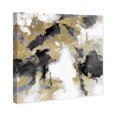 thumbnail image 3 of Wynwood Studio 'Explosive Shade White and Gold' Abstract Wall Art Canvas Print - Gold, Black, 30" x 30", 3 of 4