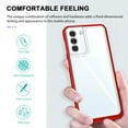 thumbnail image 6 of SaniMore for Samsung Galaxy S23 Case Crystal Clear [Never-Yellowing], Rugged PC & TPU Bumpers Magnetic Ultra-Thin Cover Support Wireless Charging Shockproof Protective Shell, Red, 6 of 8