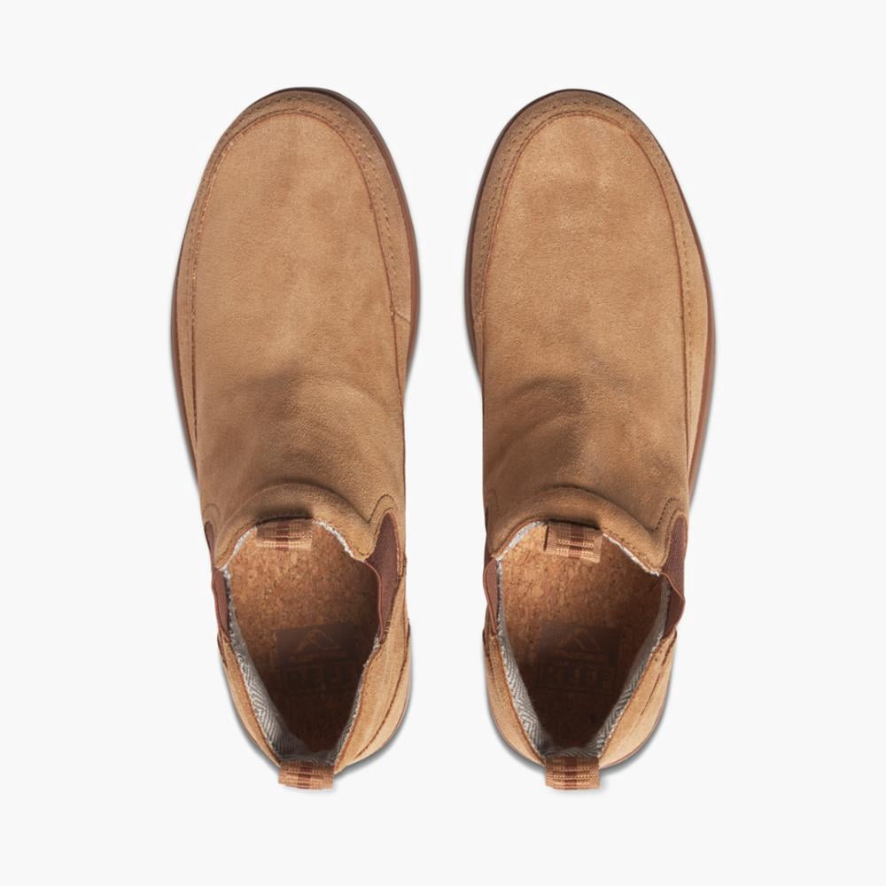 Reef Brown Suede Leather Chelsea Boots Slip On Casual Shoes Mens 9 Cushion Swami MENS REEF CUSHION SWAMI - CLEARANCE main image 2