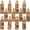 Kraft paper color, variant on Slccxzc 12 Pack Wine Bottle Gift Bags with Handles for Birthdays Weddings