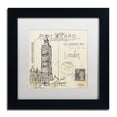 thumbnail image 2 of Trademark Fine Art "Postcard Sketches II" Canvas Art by Anne Tavoletti, White Matte, Black Frame, 2 of 5