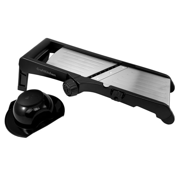 CraftKitchen Mandolin Slicing Set with Textured Stainless Steel Runway