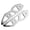 Silver, variant on General Motorcycle Windshield Mounting Bracket High Strength Aluminum Motorcycle Windshield Support Bracket for AEROX