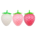 thumbnail image 3 of STPToys Light & Heat Reactive Color Changing Strawberry Stress Relief Ball, Fruit Shaped Sensory Decompression Strawberry for Relaxation, Ideal Party Favors, 3 of 9