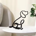 thumbnail image 4 of MXHHR Metal Decorative Sculpture,Dog Minimalist Art Sculpture（Beagle Dog）,Room decor, Home, 4 of 6