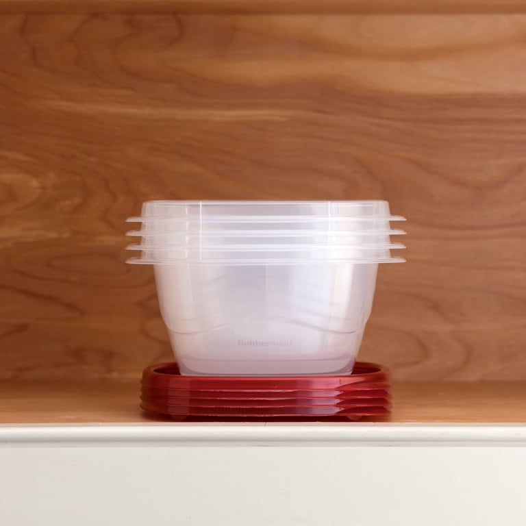 Rubbermaid TakeAlongs Deep Square Food Storage Set, 4-Pack photo 6