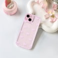 thumbnail image 2 of UTAH-Compatible with iPhone 15 Plus Case Cute Clear Pink Durable Ribbon Bowknot Pattern for Girls Women Soft TPU Transparent Full Camera Lens Shockproof Protective Phone Cover - Pink, 2 of 4