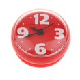 thumbnail image 2 of GUOOL Bathroom Wall Clock Suction Cup Silicone Shower Clock Water Resistant Red, 2 of 8