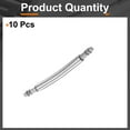 thumbnail image 3 of Uxcell 10pcs Pasadores de Correa de Reloj 14mm Pin de Resorte Curvado 1.8mm Diámetro Acero Inoxidable Kit de Reparación de Eslabones de Correa de Reloj, 3 of 7