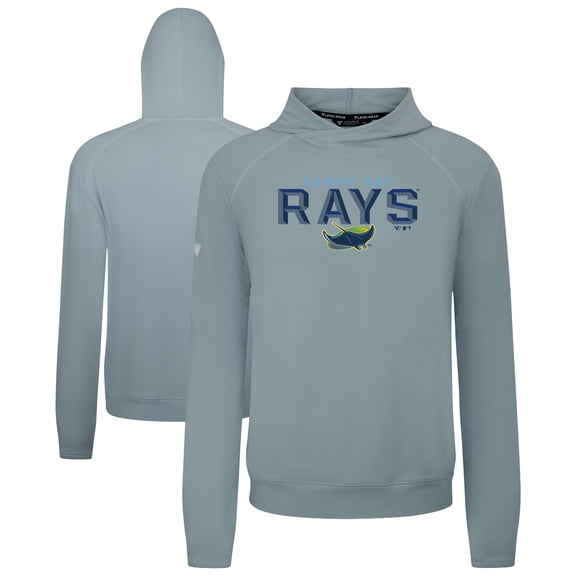 Men's Levelwear Gray Tampa Bay Rays Mandate Carve Tri-Blend Hoodie