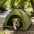 thumbnail image 5 of Cififendec Portable Pet Tent Bed, 17.32"×13.39", Waterproof Breathable Mini Shelter for Small Puppy Cat Outdoor Camping Backyard Lawn Rest Sleeping House, 5 of 5