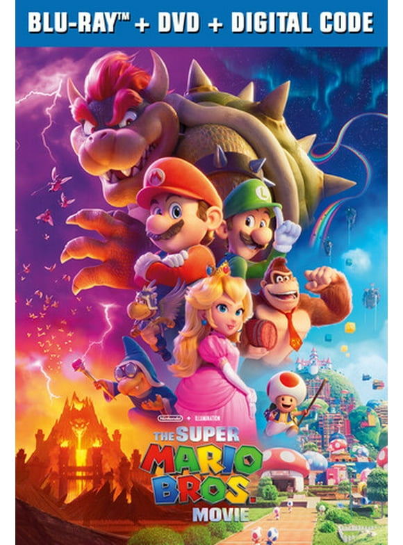 The Super Mario Bros. Movie (Blu-ray + DVD + Digital Copy), Universal Studios, Kids & Family