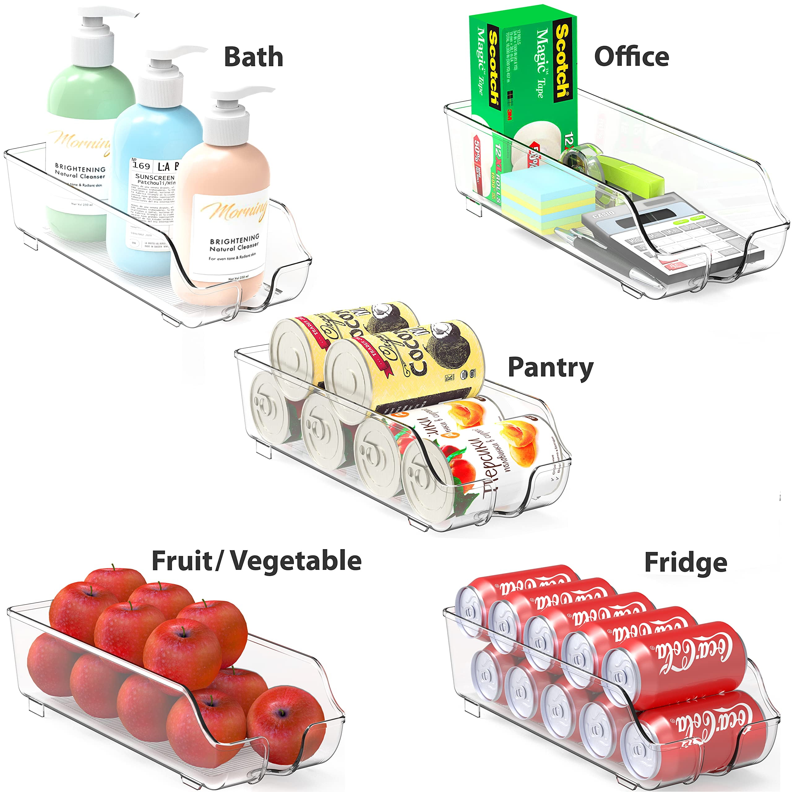 Utopia Kitchen Can Organizer for Pantry - Soda Can Organizer for  Refrigerator - Can Storage Organizer Pantry, Fridge & Freezer Organization  - Holds