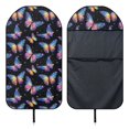 thumbnail image 5 of XYZCANDO Terry Cloth Car Seat Covers Breathable Microfiber, Compatible with Bucket Seat Van, for Cars Vans Trucks, Starlight Butterfly, 5 of 6