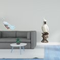 thumbnail image 2 of Escultura de loro , figura decorativa para jardín, adorno artesanal, estatua de resina, animal para interior, hogar, patio, mesa de escritori, 2 of 8