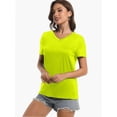 thumbnail image 4 of Womens Short Sleeve Round Neck Shirts Summer Top Fashion Basic Tee, 4 of 6