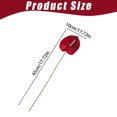 thumbnail image 3 of Artificial Anthurium Flower 17.7 Inch – Real Touch Faux Stems for Home Décor, Wedding Centerpieces, Party Decorations, Bathroom Decor, 3 of 6