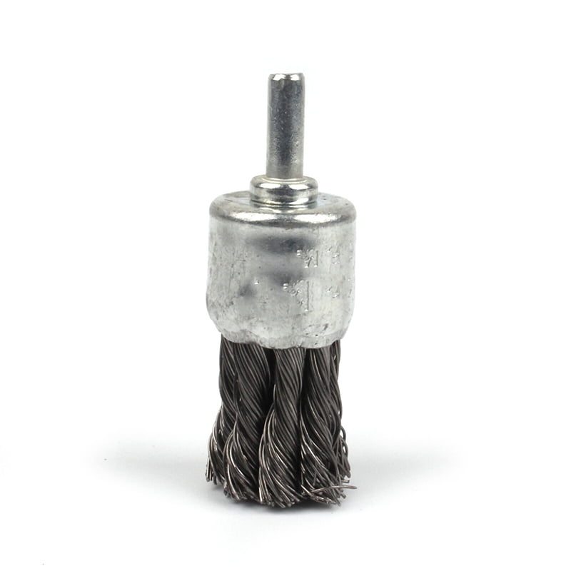 Wire Knot End Brush Stainless Steel With 1/4" Shank For Die Grinder