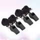 thumbnail image 4 of 4 silbatos portátiles de supervivencia para emergencias y primeros auxilios con cordón para árbitros de fútbol (negros), 4 of 6