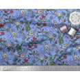 thumbnail image 3 of Soimoi Rayon Fabric Bird & Leaf Bird Print Fabric by Yard 56 Inch Wide, 3 of 3