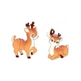 thumbnail image 2 of Micro paisajes pequeños adornos lindos dibujos animados pequeños animales ciervo sika accesorios de plantas de jardinería artesanías de regalo de resina, 2 of 6