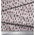 thumbnail image 3 of Soimoi Cotton Cambric Fabric Bottle & Wine Glass Bar Printed Craft Fabric by The Yard 42 Inch Wide, 3 of 3