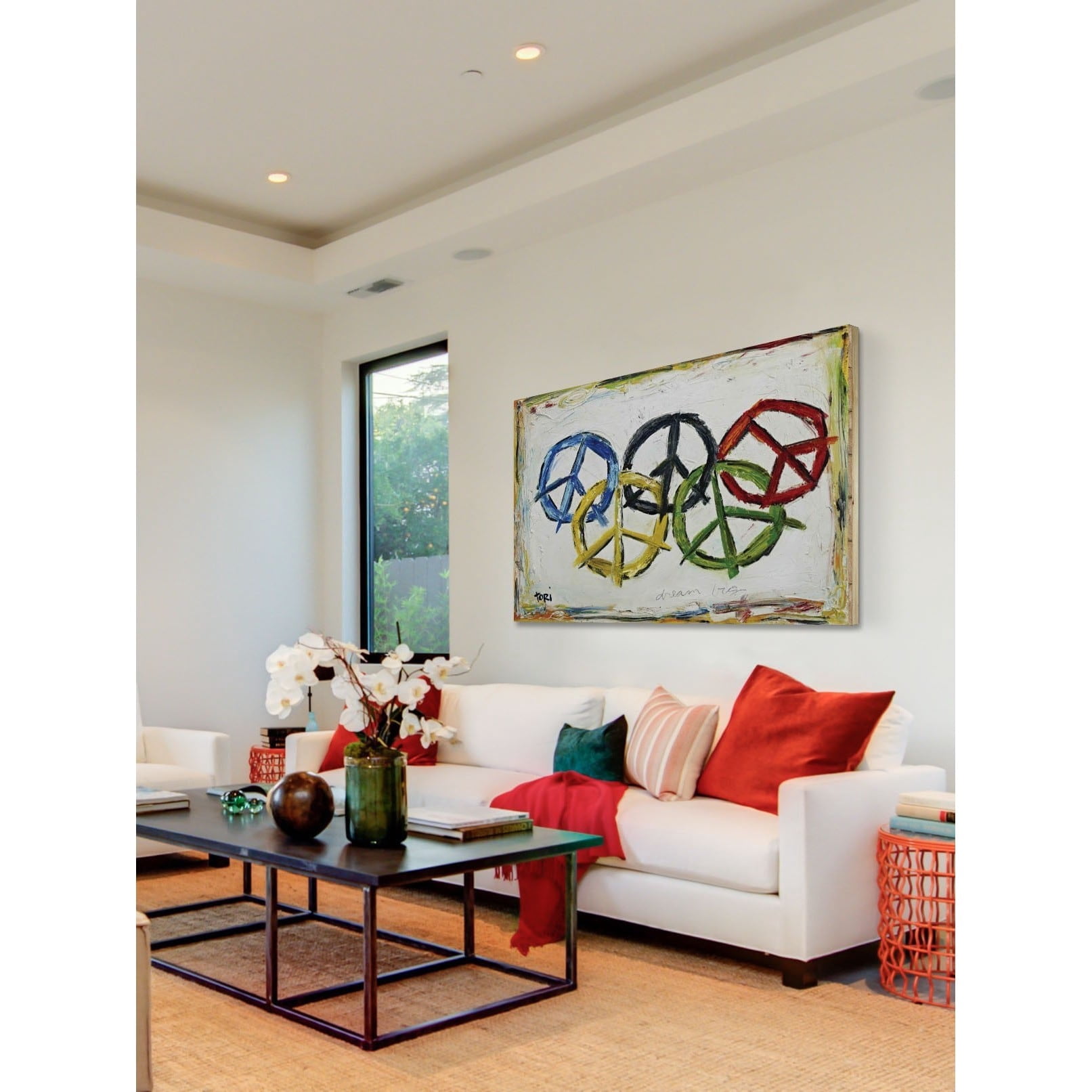 Marmont Hill "Dream Big" by Tori Campisi Painting Print on Canvas