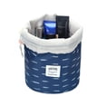 thumbnail image 2 of Drawstring Cosmetic Bag Travel Makeup Barrel Bags Quick Pack, 2 of 5