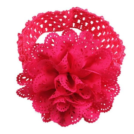 Outtop Baby Kids Girls Lace Flower Hairband Headband Dress Up Head band Hot