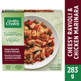 thumbnail image 1 of Healthy Choice Gourmet Steamers Cheesy Ravioli & Chicken Marinara Frozen Dinner, Ravioli with Cheese and Chicken in Marinara Sauce, Frozen Meal, 283g, 1 of 1