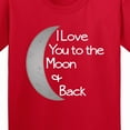 thumbnail image 4 of Inktastic I Love You to the Moon & Back. Youth T-Shirt, 4 of 5