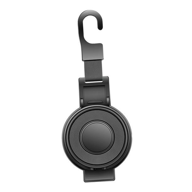 Gancho para asiento trasero de coche, portavasos de agua, organizador universal plegable para respaldo de asiento. Negro