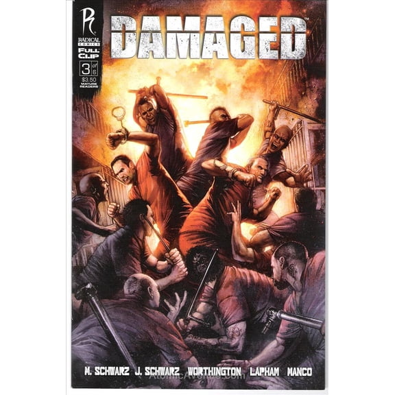 Damaged (Radical) #3 VF ; Radical Comic Book