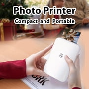 HPRT Pocket Photo Printer - Portable Mini Color Wireless Mobile Printer - Zink 2x3” Sticky-Back Photos - Bluetooth Compatible with iOS & Android Devices Printing Machine Sticker