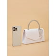 thumbnail image 4 of RUMANLAND Women's Rhinestone Handle Clutch Purse Sparkle Crystal Tassel Evening Bag for Wedding Party, 4 of 7