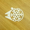 thumbnail image 6 of Clever Contraption Millennium Falcon Snowflake Christmas Tree Ornament Decoration – 1-Pack, 6 of 6