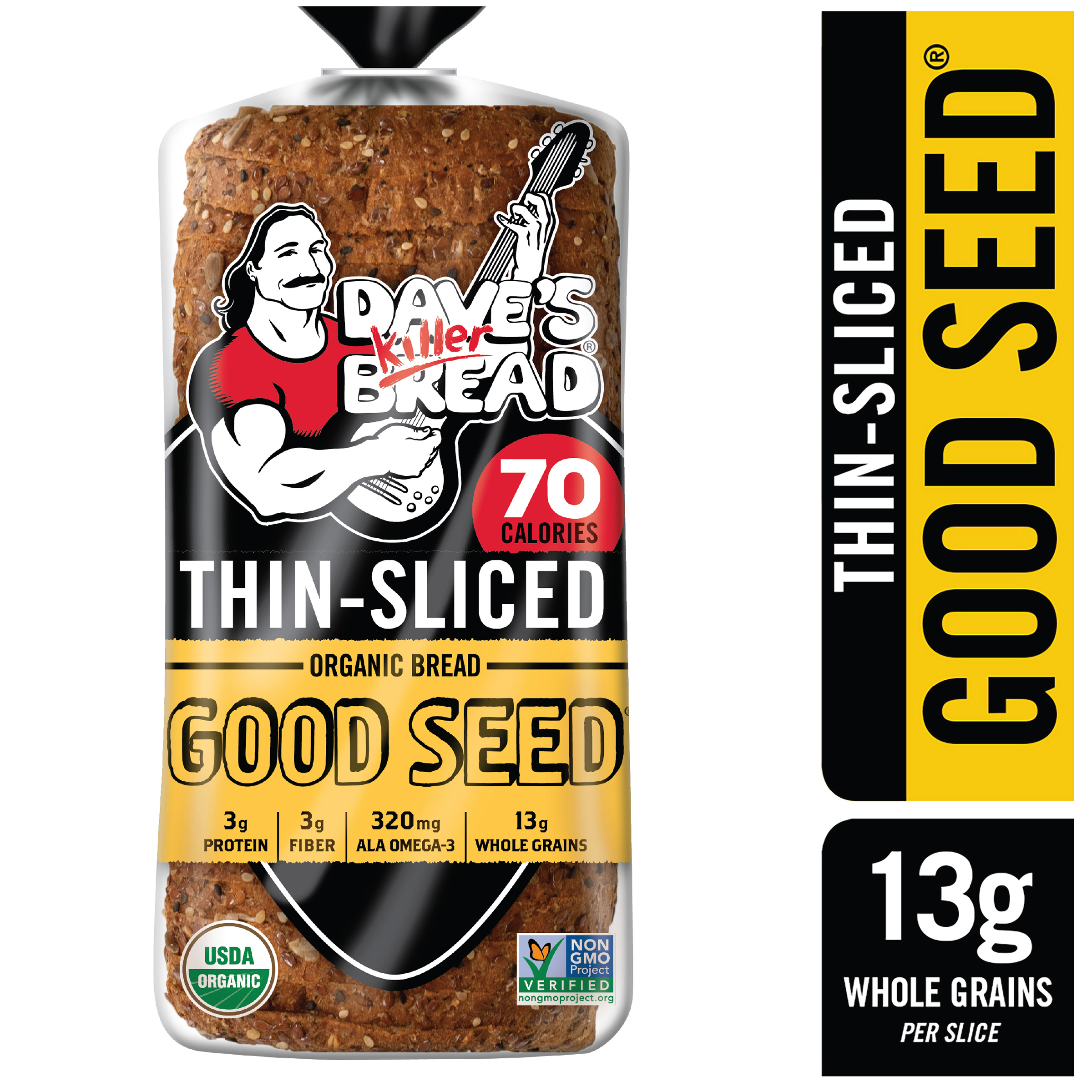 Dave's Killer Bread Good Seed Thin-Sliced Organic Bread Loaf, 20.5 oz - image 9 of 17
