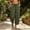 *Army Green, variant on ClodeEU Women's Linen High Waisted Drawstring Pants with Pockets ,Casual Loose Fit Summer Vacation and Work Trousers Army Green,Women's Plus L