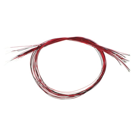 Uxcell 0402 Pre-Wired Micro LED, 12 Pcs 2.8-3.3V Emitting Diodes, Warm White