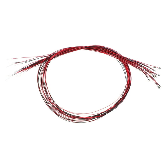 Uxcell 0402 Pre-Wired Micro LED, 12 Pcs 2.8-3.3V Emitting Diodes, Warm White