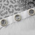 thumbnail image 4 of jejeloiu Wild Cheetah Pattern Blackout Curtains,Gray Sequin Print Curtains Pack of 2 (38x45 Each),Jungle Animal Window Curtains For Boys Girls,Super Cozy Room Decor, 4 of 6