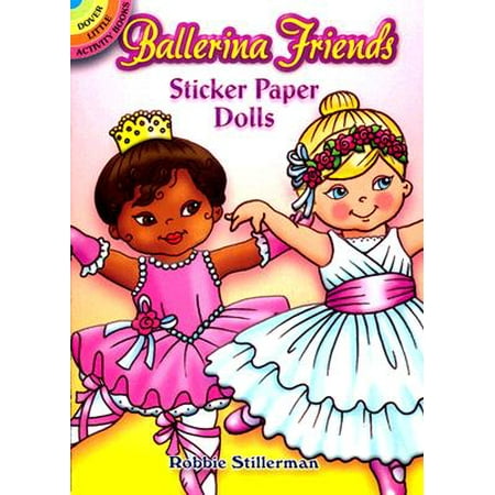 Paper Doll Shapes - Ballerina Friends Sticker Paper Dolls