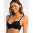 thumbnail image 3 of Jessica Simpson Women's Lace & Micro Demi Bra, Size 34B-40DD, 3 of 5