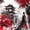Japanese 04, variant on Manfei Ink Blossom Twin Comforter Sets for Teens, Moon Mountain Bedding Set, Black Red White, Black Reversible 2-Piece, 1 Comforter and 1 Pillowcase